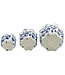 Ceramic Chinoiserie Planter Pot Blue & White - Sold Individually