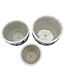 Ceramic Chinoiserie Planter Pot Round Blue & White - Sold Individually