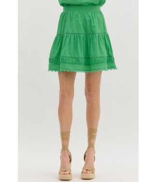 Sarah Ruffle Mini Skirt