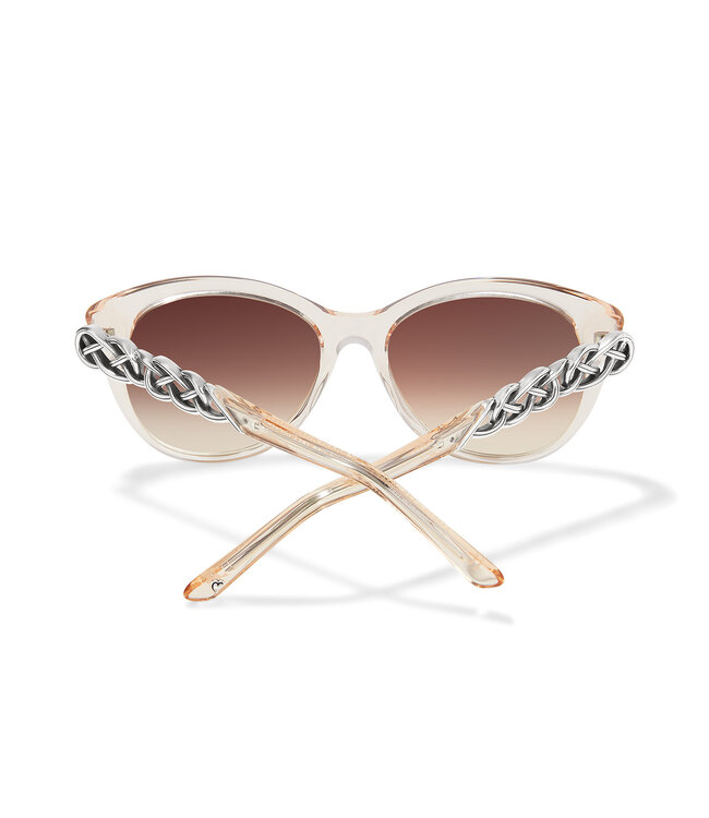 BRIGHTON Interlok Braid Sunglasses - Rosewater