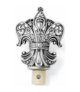 BRIGHTON Fleur De Lis Nightlight Silver