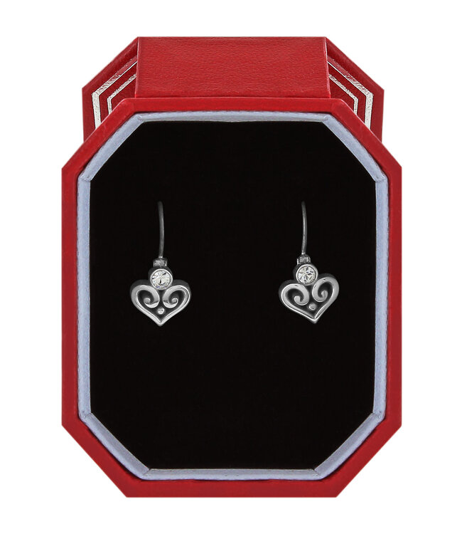 BRIGHTON Alcazar Heart Leverback Earrings Gift Box