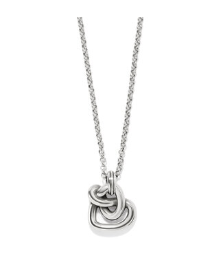 BRIGHTON Interlok Curve Heart Necklace