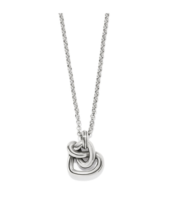 BRIGHTON Interlok Curve Heart Necklace