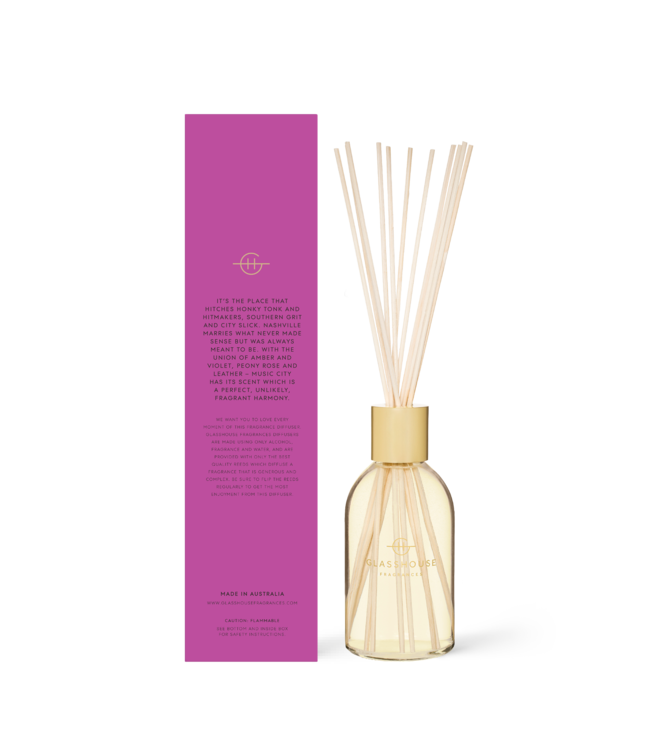 GLASSHOUSE FRAGRANCES 8.4 fl oz. Music City Magic Diffuser