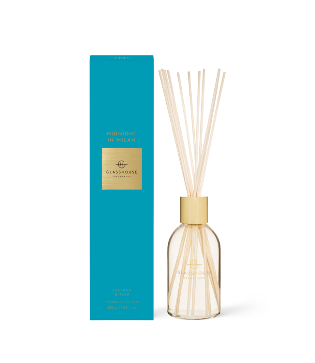 GLASSHOUSE FRAGRANCES 8.4oz Midnight in Milan Diffuser