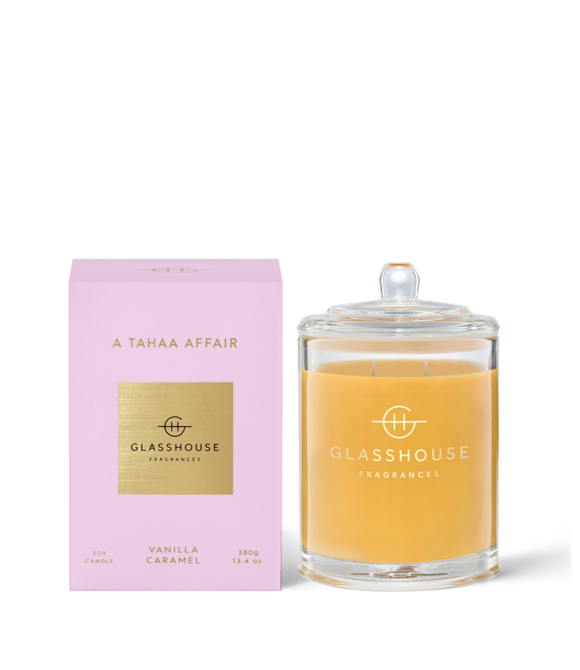 GLASSHOUSE FRAGRANCES 13.4 oz A Tahaa Affair Candle