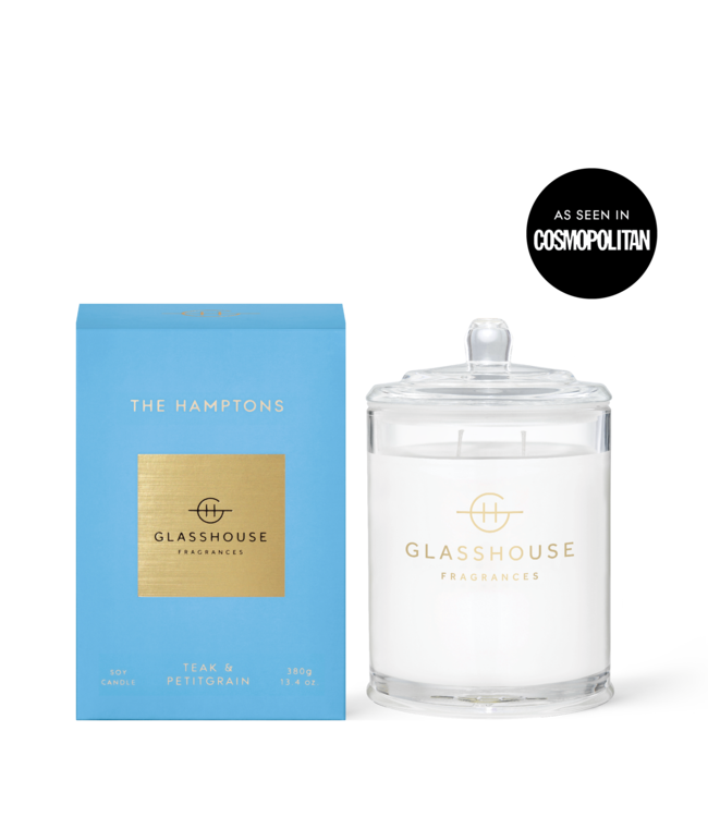 GLASSHOUSE FRAGRANCES 13.4 Oz The Hamptons Candle