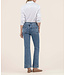 KUT FROM THE KLOTH Kelsey High Rise Ankle Wide Hem Side Btm Inset