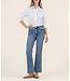 KUT FROM THE KLOTH Kelsey High Rise Ankle Wide Hem Side Btm Inset