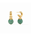 JULIE VOS Bonbon Hoop & Charm Earring