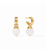JULIE VOS Bonbon Hoop & Charm Earring