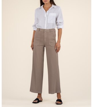 KUT FROM THE KLOTH Luna Topaz High Rise Wide Leg Pant with Porkchop Pockets