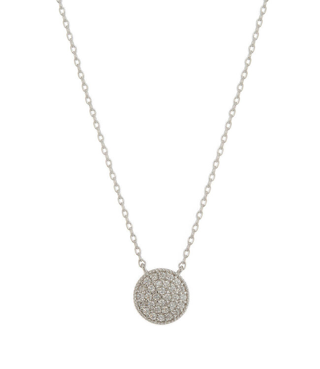 THEIA JEWELRY Flat Disc Short Necklace