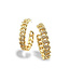 THEIA JEWELRY Lori Curve Link Hoop Earrings