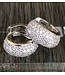 THEIA JEWELRY Five Row Medium Huggie Earrings