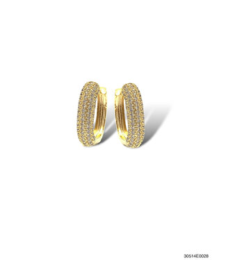 THEIA JEWELRY Madison Hoop Earrings