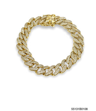 THEIA JEWELRY Lauren Curve Link Bracelet