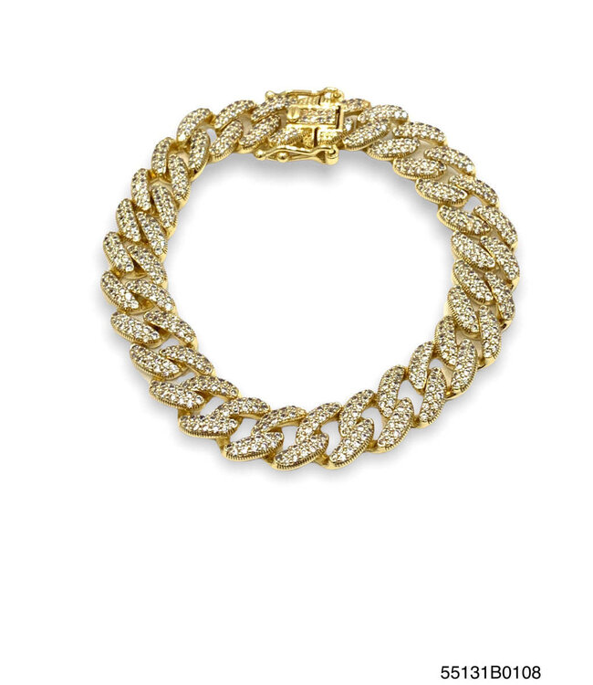 THEIA JEWELRY Lauren Curve Link Bracelet