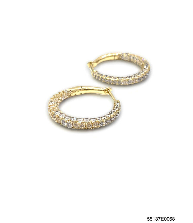 THEIA JEWELRY Lara Inside Out Hoop Earrings