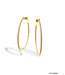 THEIA JEWELRY Lauren Oval Inside Out Hoop Earrings
