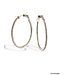 THEIA JEWELRY Lauren Oval Inside Out Hoop Earrings