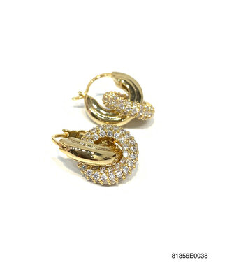 THEIA JEWELRY Dani Hoop Earrings Gold