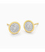 ELLA STEIN Circle Rope Stud Earrings