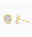 ELLA STEIN Circle Rope Stud Earrings