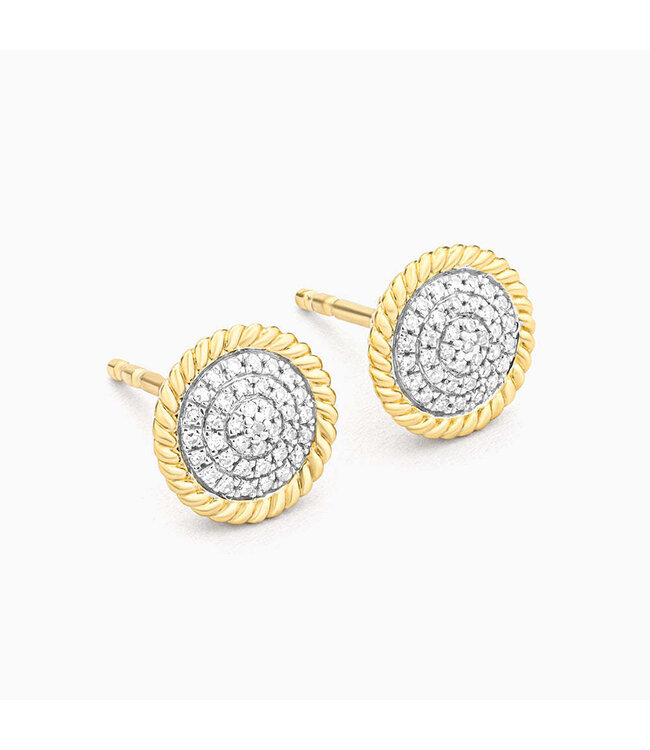 ELLA STEIN Circle Rope Stud Earrings