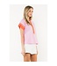 Addison Contrast Trim Short Sleeve Top