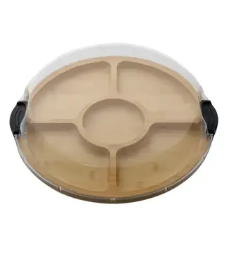 14 Round Make and Take Bamboo 5 Black Handles