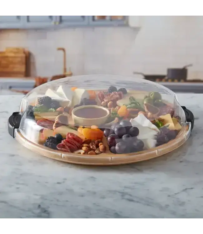 14 Round Make and Take Bamboo 5 Black Handles