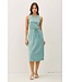 Jane Cotton Tank Dress with Gauze Skirt