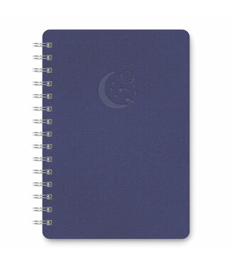 Moons & Stars (Navy) Agatha Notebook