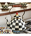 MACKENZIE CHILDS Courtly Check Enamel Tea Kettle - 3 Quart