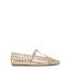 DOLCE VITA Rains Metallic Woven T-Strap Ballet Flats