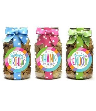 Cookie Jar - Bright Stripe