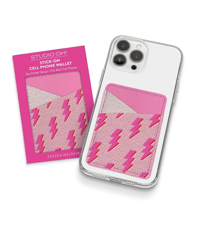 Stick-On Cell Phone Wallet