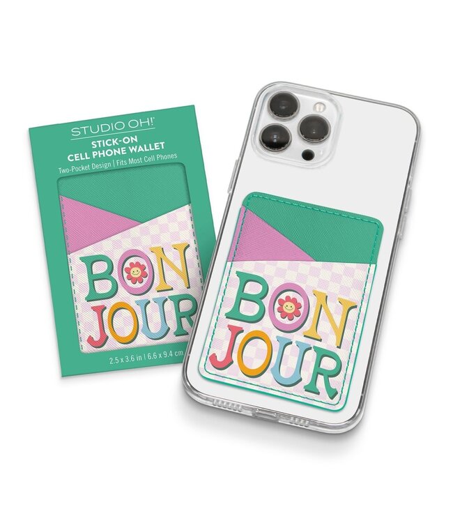 Stick-On Cell Phone Wallet