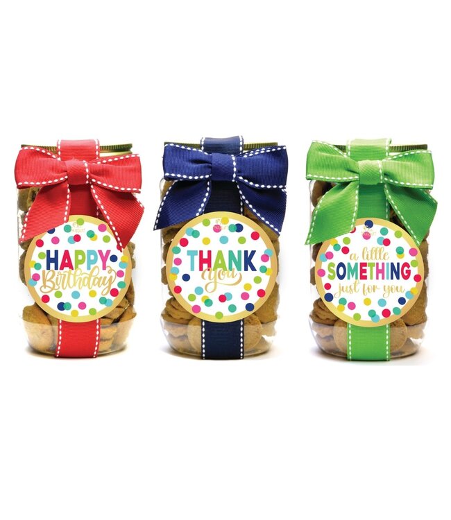 Small Dot Cookie Pint Jar