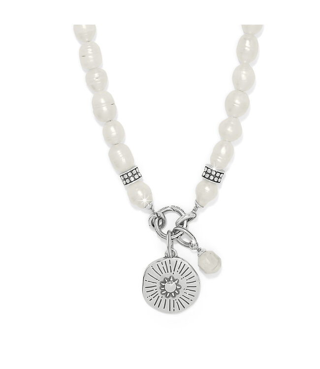 BRIGHTON Token Charm Pearl Necklace