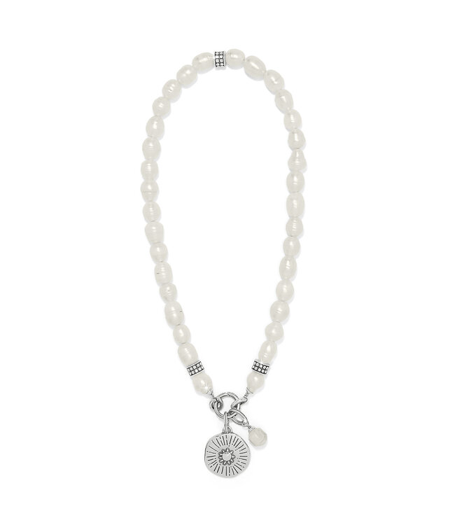 BRIGHTON Token Charm Pearl Necklace
