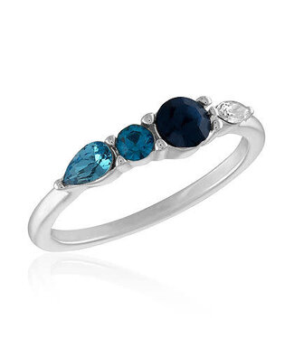 Multi Transitioning Stone Stack Ring