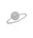Round CZ Stack Ring