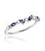 Multi Cut Lavender & Opal Stack Ring