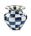 MACKENZIE CHILDS Royal Check Enamel Large Vase