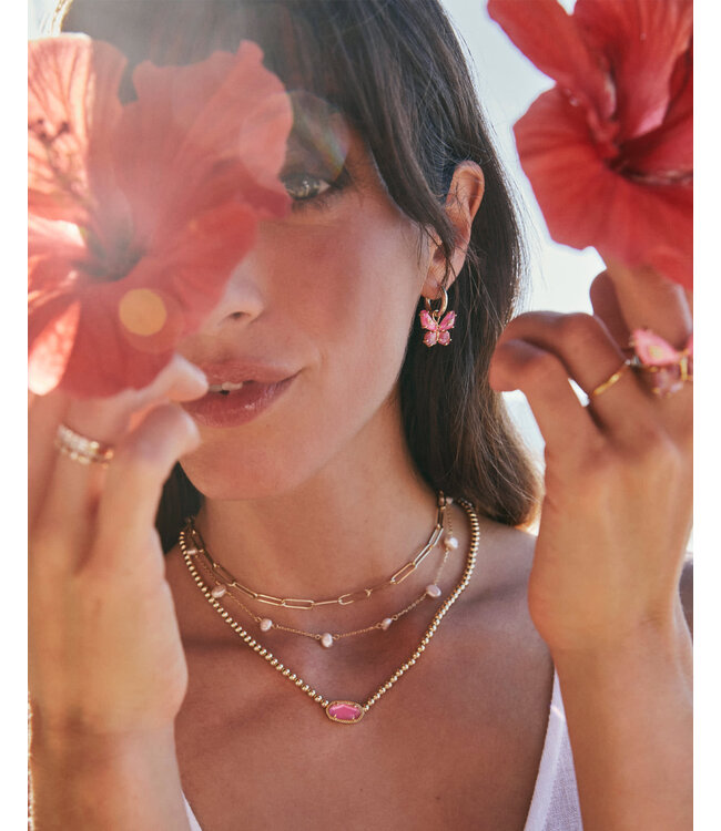 KENDRA SCOTT Bianca Butterfly Huggie Earrings