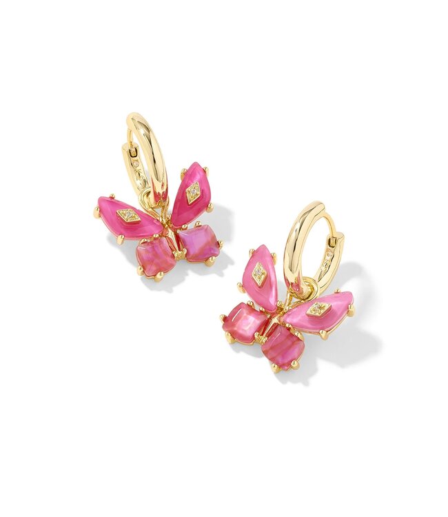 KENDRA SCOTT Bianca Butterfly Huggie Earrings