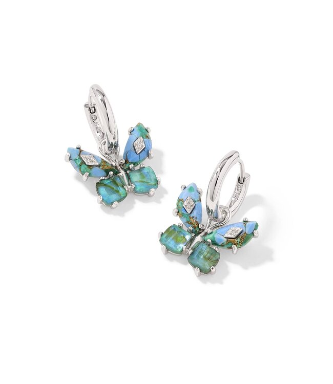 KENDRA SCOTT Bianca Butterfly Huggie Earrings